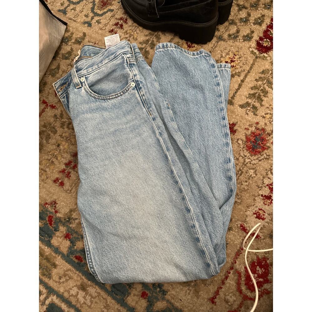 Levi's Women's Blue Loose Straight Leg Premium Denim Jeans Size 25